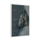 Silent Organs – Lungs Wall Art | Luxury Anatomical Canvas Print | Museum-Inspired Fine Art