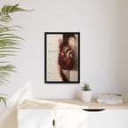 Silent Organs – Heart Wall Art | Luxury Anatomical Canvas Print | Museum-Inspired Fine Art