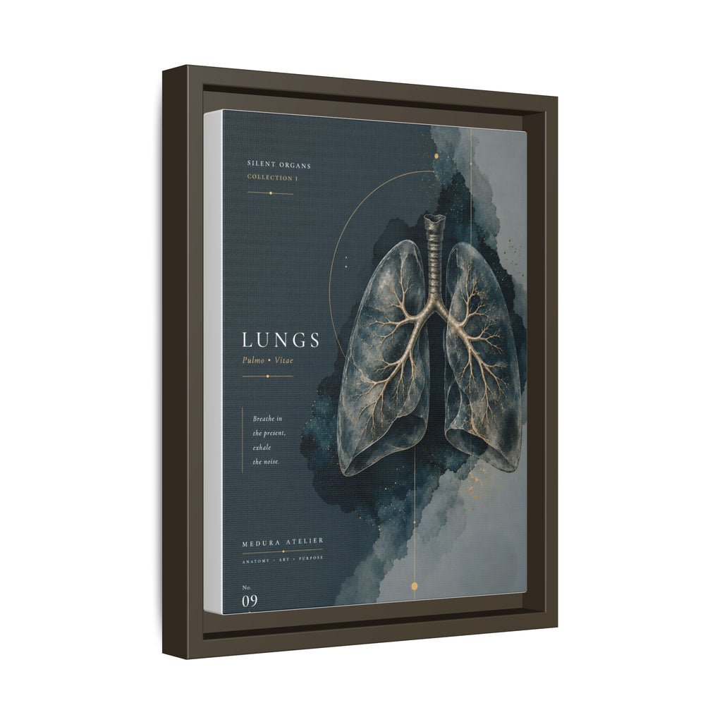 Silent Organs – Lungs Wall Art | Luxury Anatomical Canvas Print | Museum-Inspired Fine Art