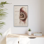 Silent Organs – Hippocampus Wall Art | Luxury Neuroscience Canvas Print | Museum-Inspired Fine Art
