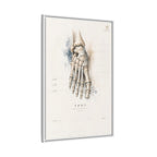 Anatomical Foot Skeleton Wall Art | Luxury Podiatry Canvas Print | Museum-Inspired Fine Art