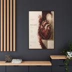 Silent Organs – Heart Wall Art | Luxury Anatomical Canvas Print | Museum-Inspired Fine Art