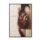 Silent Organs – Heart Wall Art | Luxury Anatomical Canvas Print | Museum-Inspired Fine Art