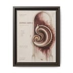 Silent Organs – Hippocampus Wall Art | Luxury Neuroscience Canvas Print | Museum-Inspired Fine Art