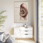 Silent Organs – Hippocampus Wall Art | Luxury Neuroscience Canvas Print | Museum-Inspired Fine Art