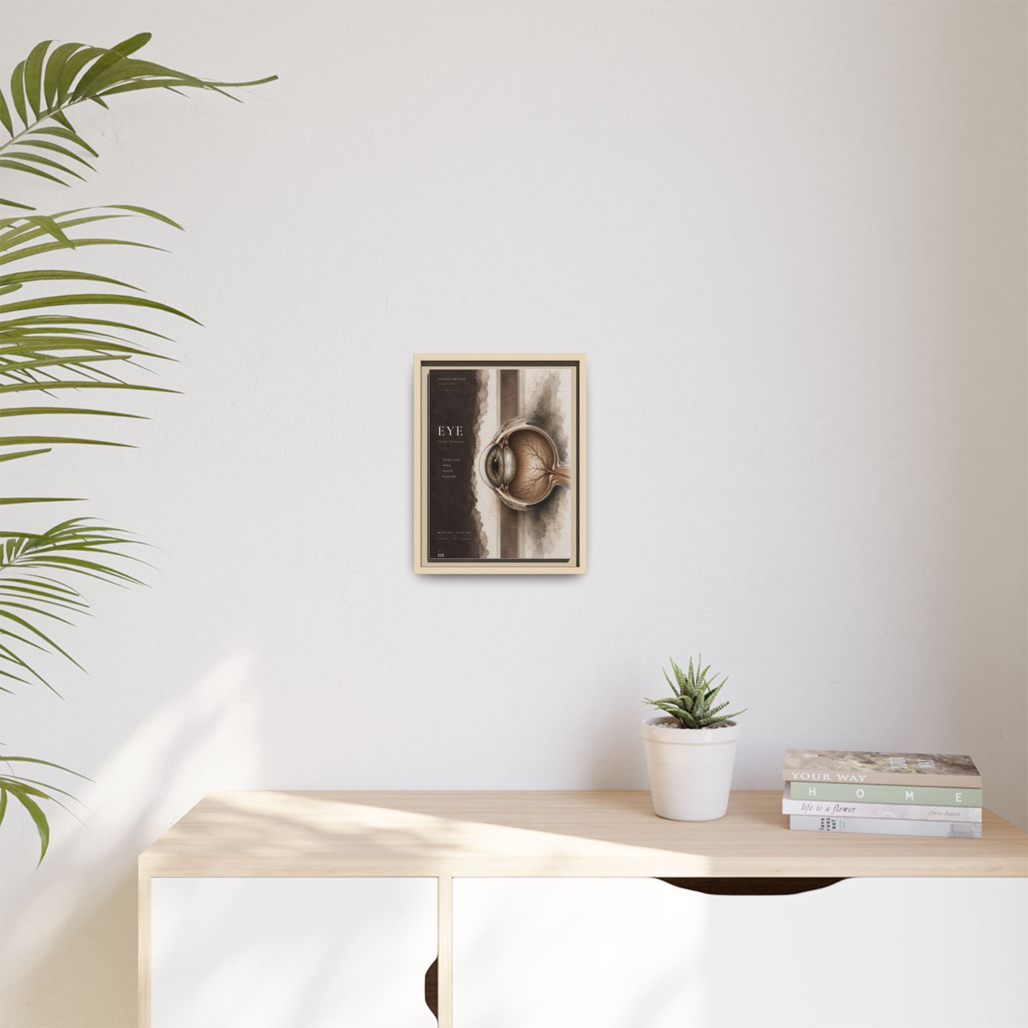 Silent Organs – Eye Wall Art | Luxury Anatomical Canvas Print | Museum-Inspired Fine Art