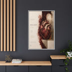 Silent Organs – Heart Wall Art | Luxury Anatomical Canvas Print | Museum-Inspired Fine Art
