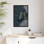 Silent Organs – Lungs Wall Art | Luxury Anatomical Canvas Print | Museum-Inspired Fine Art