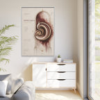 Silent Organs – Hippocampus Wall Art | Luxury Neuroscience Canvas Print | Museum-Inspired Fine Art