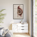 Silent Organs – Hippocampus Wall Art | Luxury Neuroscience Canvas Print | Museum-Inspired Fine Art