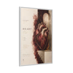 Silent Organs – Heart Wall Art | Luxury Anatomical Canvas Print | Museum-Inspired Fine Art