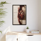 Silent Organs – Heart Wall Art | Luxury Anatomical Canvas Print | Museum-Inspired Fine Art