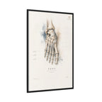 Anatomical Foot Skeleton Wall Art | Luxury Podiatry Canvas Print | Museum-Inspired Fine Art