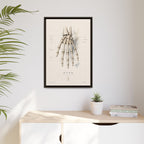 Anatomical Hand Skeleton Wall Art | Luxury Orthopaedic Canvas Print | Museum-Inspired Fine Art