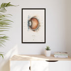 Anatomical Eye Canvas Print | Luxury Ophthalmology Wall Art | Museum-Inspired Medical Decor