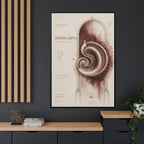 Silent Organs – Hippocampus Wall Art | Luxury Neuroscience Canvas Print | Museum-Inspired Fine Art