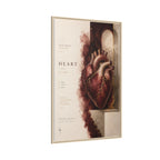 Silent Organs – Heart Wall Art | Luxury Anatomical Canvas Print | Museum-Inspired Fine Art