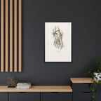 Anatomical Foot Skeleton Wall Art | Luxury Podiatry Canvas Print | Museum-Inspired Fine Art