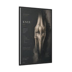 Atlas of Motion – Knee Wall Art | Luxury Orthopedic Canvas Print | Museum-Inspired Fine Art
