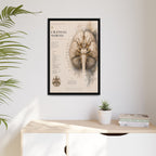 White Matter Brain Wall Art | Luxury Neuroscience Canvas Print | Museum-Inspired Fine Art