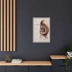 Silent Organs – Hippocampus Wall Art | Luxury Neuroscience Canvas Print | Museum-Inspired Fine Art