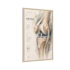 Orthopaedic Knee Anatomy Wall Art | Luxury Orthopedic Canvas Print | Museum-Inspired Fine Art