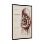 Silent Organs – Hippocampus Wall Art | Luxury Neuroscience Canvas Print | Museum-Inspired Fine Art