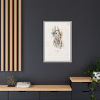 Anatomical Foot Skeleton Wall Art | Luxury Podiatry Canvas Print | Museum-Inspired Fine Art