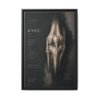 Atlas of Motion – Knee Wall Art | Luxury Orthopedic Canvas Print | Museum-Inspired Fine Art