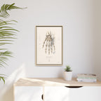 Anatomical Hand Skeleton Wall Art | Luxury Orthopaedic Canvas Print | Museum-Inspired Fine Art