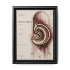 Silent Organs – Hippocampus Wall Art | Luxury Neuroscience Canvas Print | Museum-Inspired Fine Art