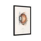 Anatomical Eye Canvas Print | Luxury Ophthalmology Wall Art | Museum-Inspired Medical Decor