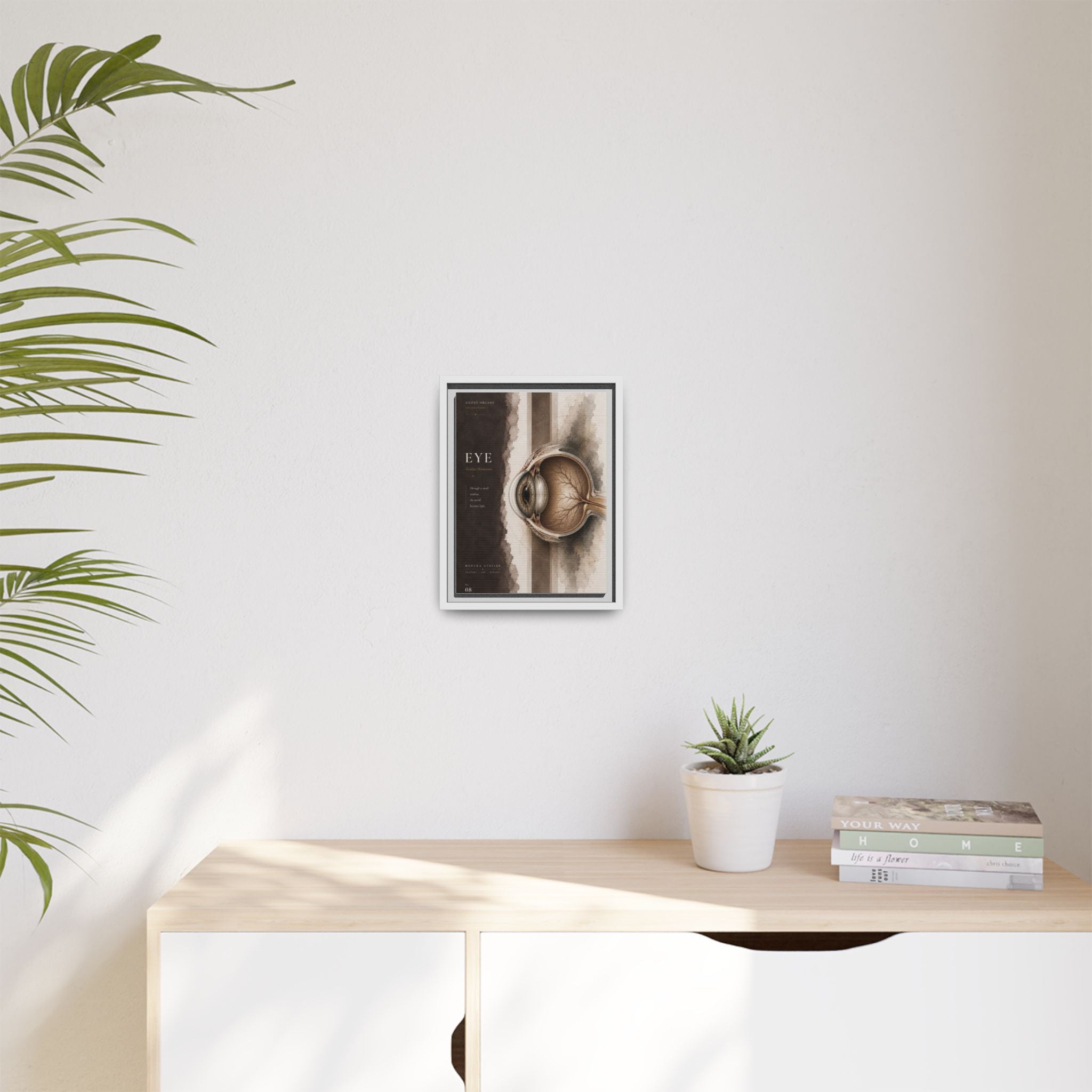 Silent Organs – Eye Wall Art | Luxury Anatomical Canvas Print | Museum-Inspired Fine Art