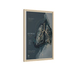 Silent Organs – Lungs Wall Art | Luxury Anatomical Canvas Print | Museum-Inspired Fine Art