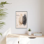 Brain Hemispheres Wall Art | Luxury Neuroscience Canvas Print | Museum-Inspired Fine Art