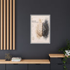 Brain Hemispheres Wall Art | Luxury Neuroscience Canvas Print | Museum-Inspired Fine Art