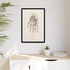 Anatomical Hand Skeleton Wall Art | Luxury Orthopaedic Canvas Print | Museum-Inspired Fine Art