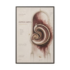 Silent Organs – Hippocampus Wall Art | Luxury Neuroscience Canvas Print | Museum-Inspired Fine Art