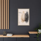 Brain Hemispheres Wall Art | Luxury Neuroscience Canvas Print | Museum-Inspired Fine Art