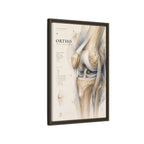 Orthopaedic Knee Anatomy Wall Art | Luxury Orthopedic Canvas Print | Museum-Inspired Fine Art