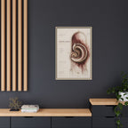Silent Organs – Hippocampus Wall Art | Luxury Neuroscience Canvas Print | Museum-Inspired Fine Art