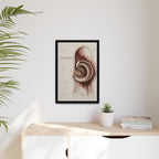 Silent Organs – Hippocampus Wall Art | Luxury Neuroscience Canvas Print | Museum-Inspired Fine Art