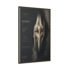 Atlas of Motion – Knee Wall Art | Luxury Orthopedic Canvas Print | Museum-Inspired Fine Art