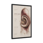 Silent Organs – Hippocampus Wall Art | Luxury Neuroscience Canvas Print | Museum-Inspired Fine Art