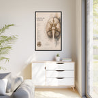 White Matter Brain Wall Art | Luxury Neuroscience Canvas Print | Museum-Inspired Fine Art