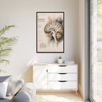 White Matter Brain Wall Art | Luxury Neuroscience Canvas Print | Museum-Inspired Fine Art