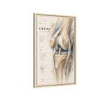 Orthopaedic Knee Anatomy Wall Art | Luxury Orthopedic Canvas Print | Museum-Inspired Fine Art