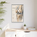 Orthopaedic Knee Anatomy Wall Art | Luxury Orthopedic Canvas Print | Museum-Inspired Fine Art