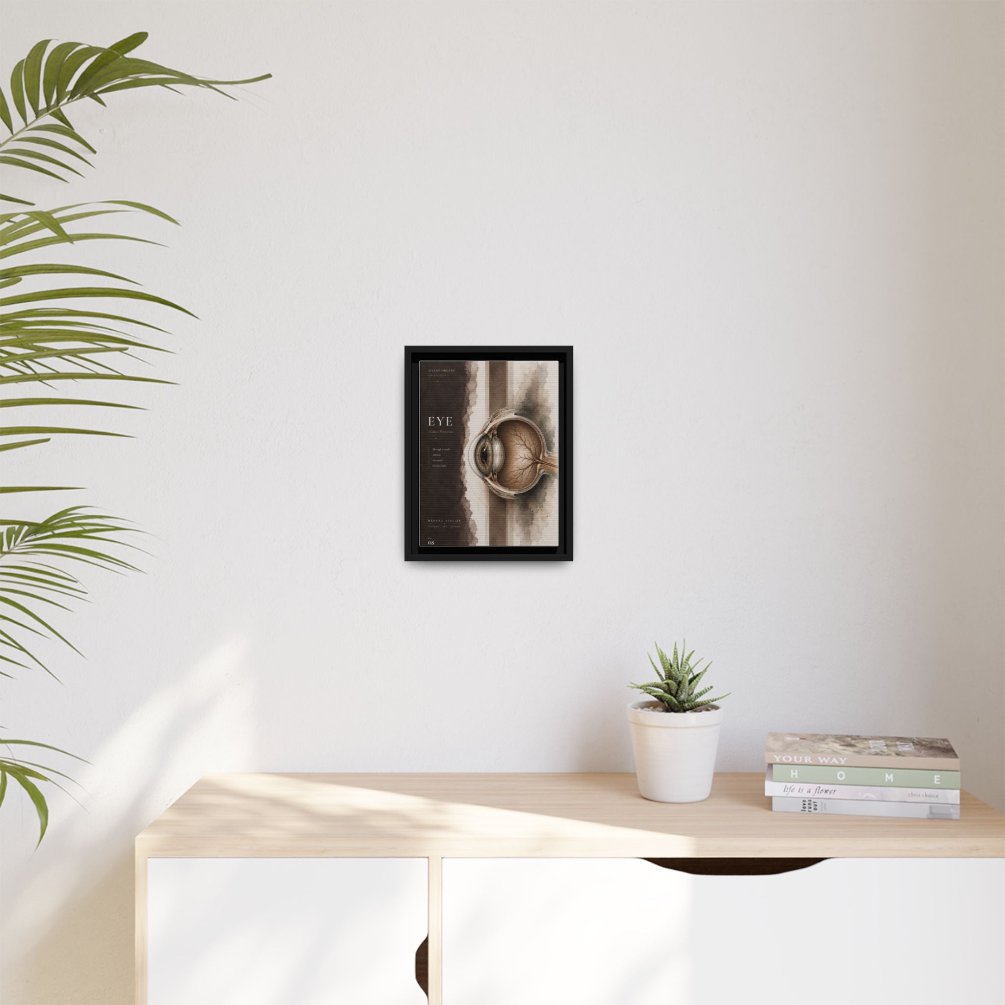 Silent Organs – Eye Wall Art | Luxury Anatomical Canvas Print | Museum-Inspired Fine Art