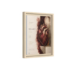 Silent Organs – Heart Wall Art | Luxury Anatomical Canvas Print | Museum-Inspired Fine Art